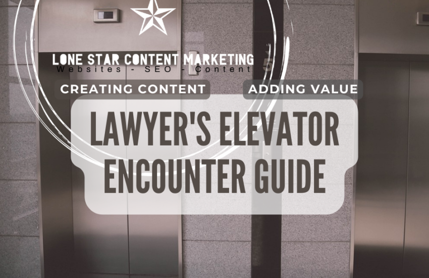 Lawyer's Elevator Encounter Guide