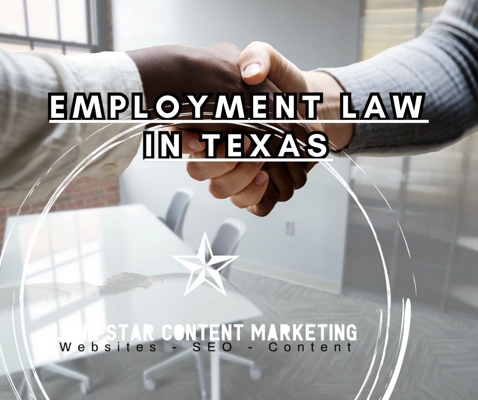 EMPLOYMENT LAW IN TEXAS
