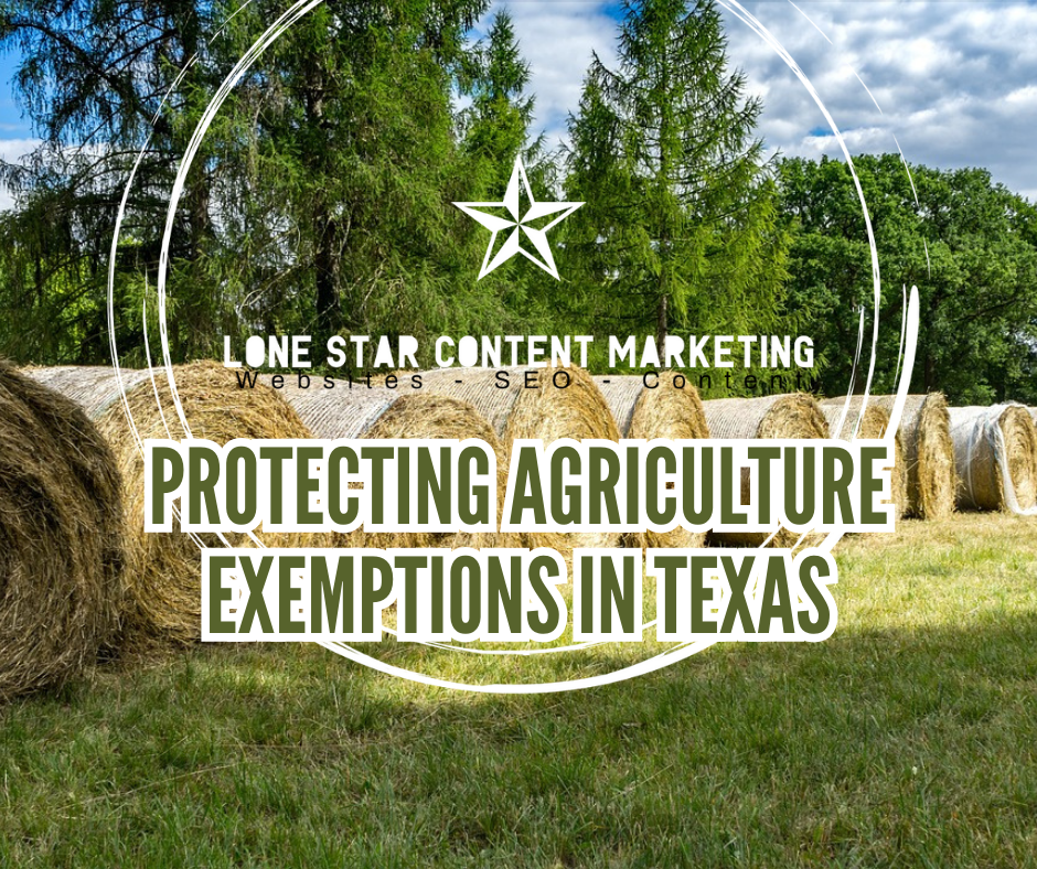 Protecting Ag Exemptions in Texas Agriculture Law